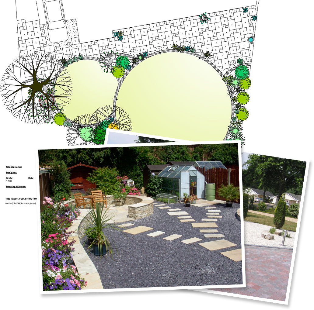Garden plans and sample photos